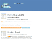 Tablet Screenshot of print-folders.com